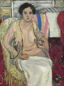 Matisse Prints: Woman in an Armchair (Woman in a negligee), 1920. Creator: Matisse, Henri (1869-1954)