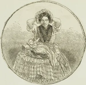 Egyptian Hall Prints: Woman with a baby, 1865. Creator: Unknown