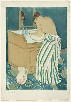 Mary 1845 1926 Gallery: A Woman bathing, 1890-1891
