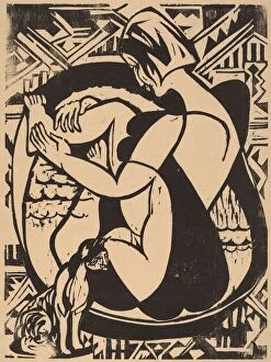 Cleanliness Collection: Woman in the Bathtub, 1936. Creator: Ernst Kirchner
