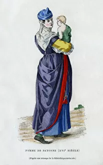 Basque Country Gallery: Woman of Bayonne, France, 16th century (1882-1884)
