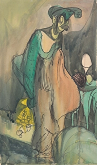 1940 Prints: Woman with a bird's face, 1940-1944