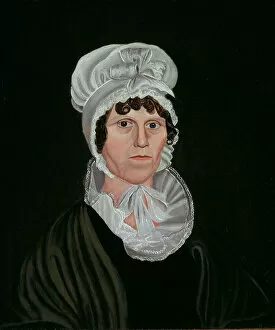 Ringlets Collection: Woman in Black, 1820 / 40. Creator: Unknown