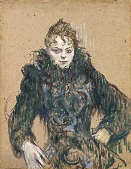 1892 Gallery: Woman with a Black Boa, 1892