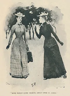 Some Woman Came Talking About Lord St. Simon, 1892. Artist: Sidney E Paget Some Woman Came Talking About Lord St. Simon, 1892. Artist: Sidney E Paget