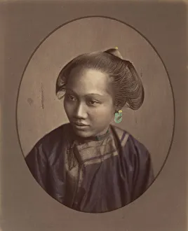 Raimund Von Prints: [Woman from Canton], 1870s. Creator: Baron Raimund von Stillfried
