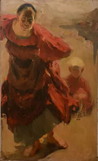 1901 Gallery: Woman with child, 1901