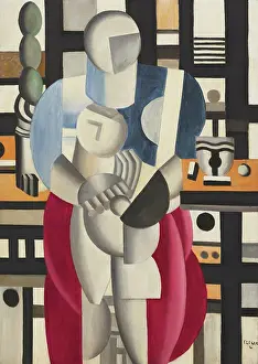 Lger Prints: The woman and the child, 1921. Creator: Leger, Fernand (1881-1955)
