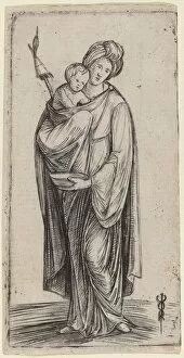 Woman and Child with Distaff. Creator: Jacopo de Barbari
