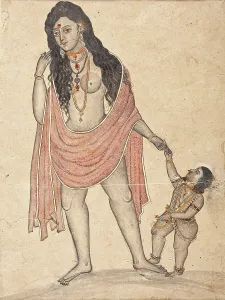 Woman and Child, Early to mid-19th century. Creator: Unknown