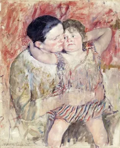 Parenthood Prints: Woman and Child, turn of the 20/ century. Creator: Mary Cassatt