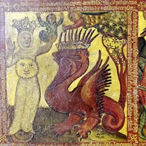 Dragon Collection: The Woman Clothed with the Sun, 14th-15th century. Artist: Master Bertram of Hamburg