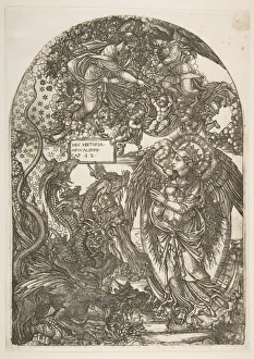 Jean Duvet Prints: The Woman Clothed with the Sun, from the Apocalypse. n. d. Creator: Jean Duvet