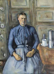 Woman with a Coffeepot, c. 1895. Artist: Cezanne, Paul (1839-1906)