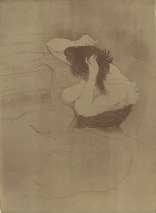 After A Bath Prints: Woman Combing Her Hair (Femme qui se peigne)