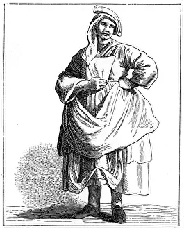 Second Hand Prints: Woman dealing in old hats, 1737-1742. Artist: Bouchardon
