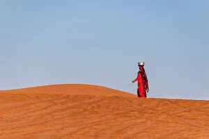 Sand Gallery: Woman in the Desert. Creator: Dorte Verner