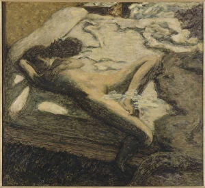 Bedroom Scene Gallery: Woman Dozing on a Bed or The Indolent Woman, 1899