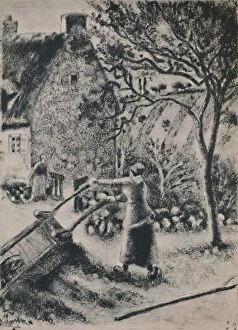 Woman Emptying a Wheel Barrow, c.1880, (1946). Artist: Camille Pissarro