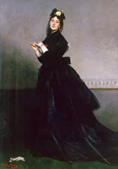 Carolus Duran Gallery: The Woman with the Glove, 1869. Artist: Charles Emile Auguste Carolus-Duran