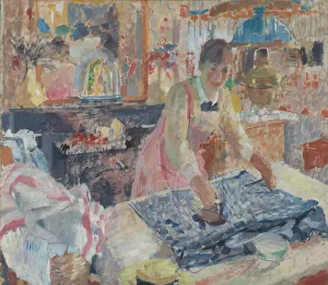 Housework Prints: Woman Ironing, 1912. Creator: Wouters, Rik (1882-1916)