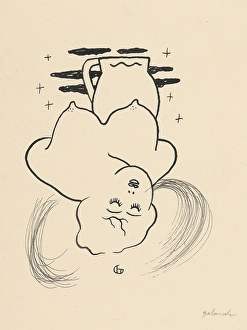 Woman with a jug, 1930. Creator: Mikulas Galanda