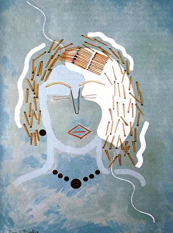 Francis Picabia Prints: The Woman With The Matches, 1879-1953. Creator: Francis Picabia