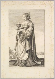 Wenceslaus Collection: Woman, mid 18th-19th century. Creator: Jane Smith