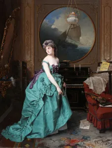 Woman Before a Mirror, 1870