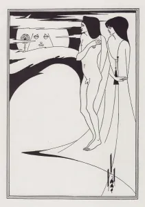 Wilde Oscar Prints: The Woman in the Moon, 1893. Creator: Aubrey Beardsley