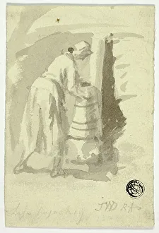 James Ward Prints: Woman Near Stove, 1819. Creator: James Ward