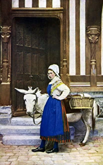Images Dated 4th December 2009: A woman of Normandy, France, c1922