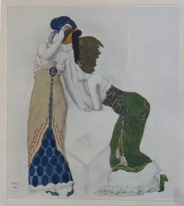 Woman in Oriental Dress, 1910. Artist: Bakst, Leon (1866-1924)