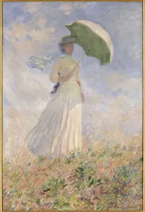 Woman with a Parasol (Essai de figure en plein air (vers la droite)