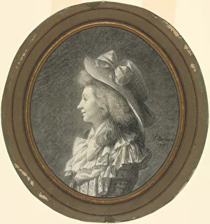 Woman in Profile, Turned to the Left, 1784. Creator: Henri-Pierre Danloux (French, 1753-1809)