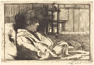 Atelier Gallery: Woman Reading in the Atelier (La lecture dans l atelier), 1887