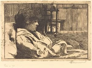 Atelier Gallery: Woman Reading in the Studio (La Lecture dans l atelier), 1887