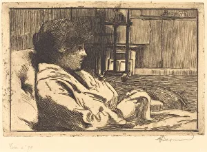 Atelier Gallery: Woman Reading in the Studio (La Lecture dans l atelier), 1887