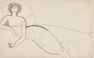 Woman Reclining on a Bed (Anna Akhmatova), c. 1911