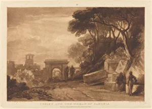Samarian Prints: The Woman of Samaria, published 1819. Creator: JMW Turner