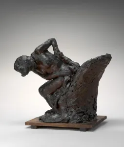 Woman Seated, Wiping Her Left Hip, 1890s/1911. Creator: Edgar Degas Woman Seated, Wiping Her Left Hip, 1890s/1911. Creator: Edgar Degas