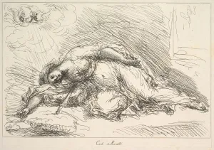 Giuseppe Prints: Woman Slain with Sword, 1740-1802. Creator: Giuseppe Canale