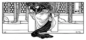 A woman sleeping in a chair, 1898. Artist: Eleanor Fortescue-Brickdale