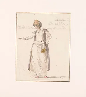 Malta Europe Prints: Woman from Smyrna in traditional costume