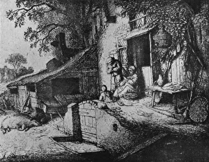 Alfred Whitman Gallery: A Woman Spinning, 1652. Artist: Adriaen van Ostade