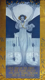 Suffrage Prints: Woman suffrage, c. 1905. Artist: Cary (Rumsey), Evelyn (1855-1924)