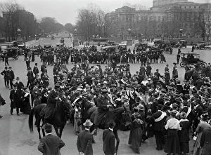 Protesters Prints: Woman Suffrage - Group Before Capitol