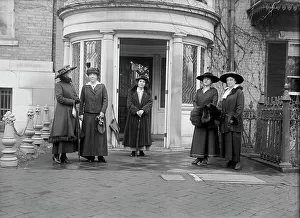 Group Of Women Prints: Woman Suffrage - Headquarters, 1917