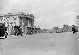 Protesters Prints: Woman Suffrage Motor Parade To Capitol