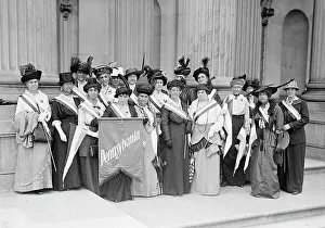 Suffragists Prints: Woman Suffrage - Pennsylvania Pickets